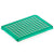 Special Order - Diamond Shell 0.2mL 96 well PCR Plate, Half skirt, Green PC frame and PP wells