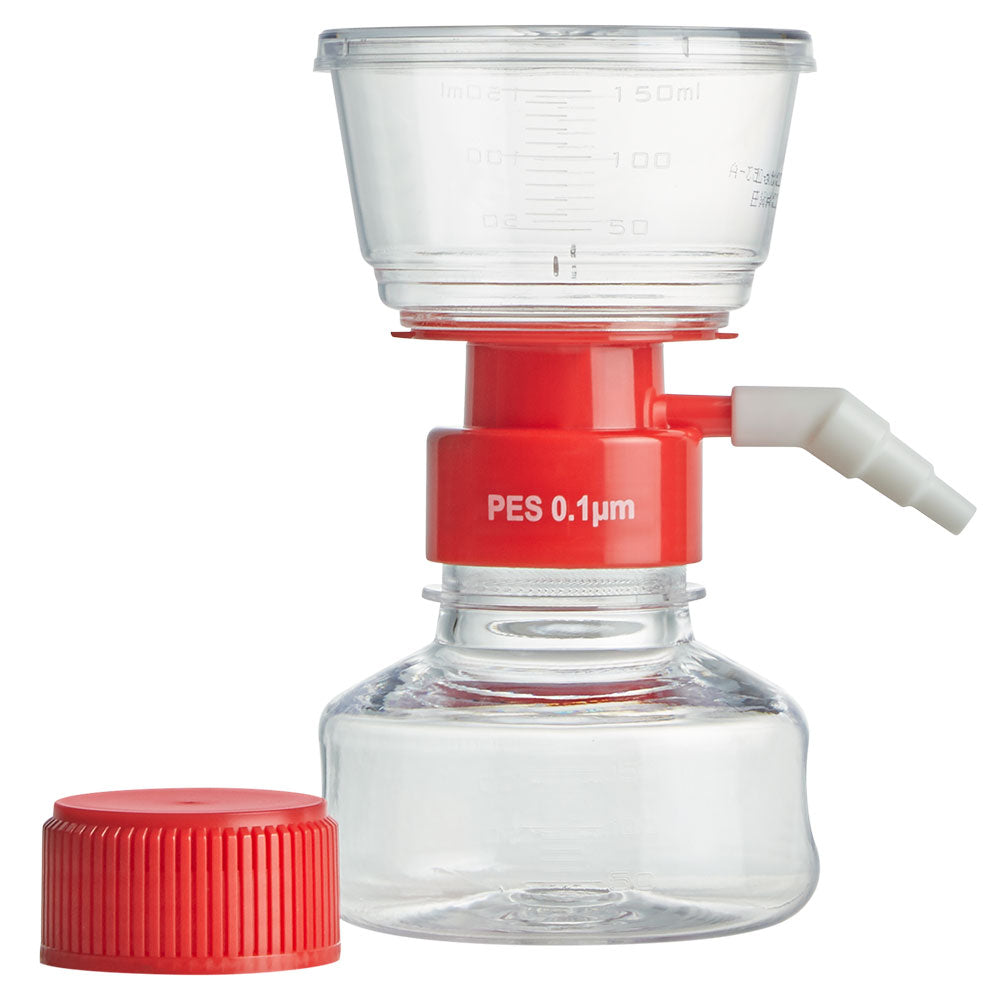 Vacuum Filter System, 150mL, PES Membrane,  0.10μm  Porosity, STERILE, Individually Wrapped
