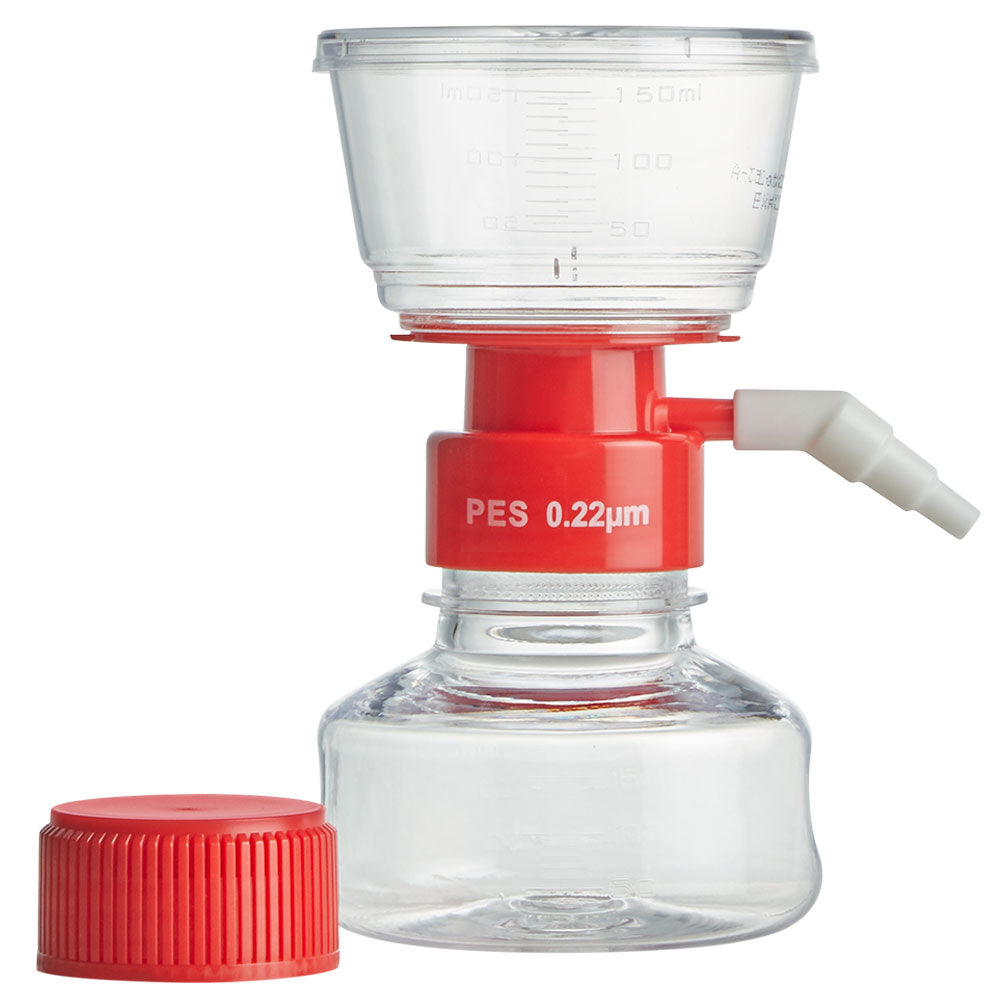Vacuum Filter System, 150mL, PES Membrane,  0.22μm  Porosity, STERILE, Individually Wrapped