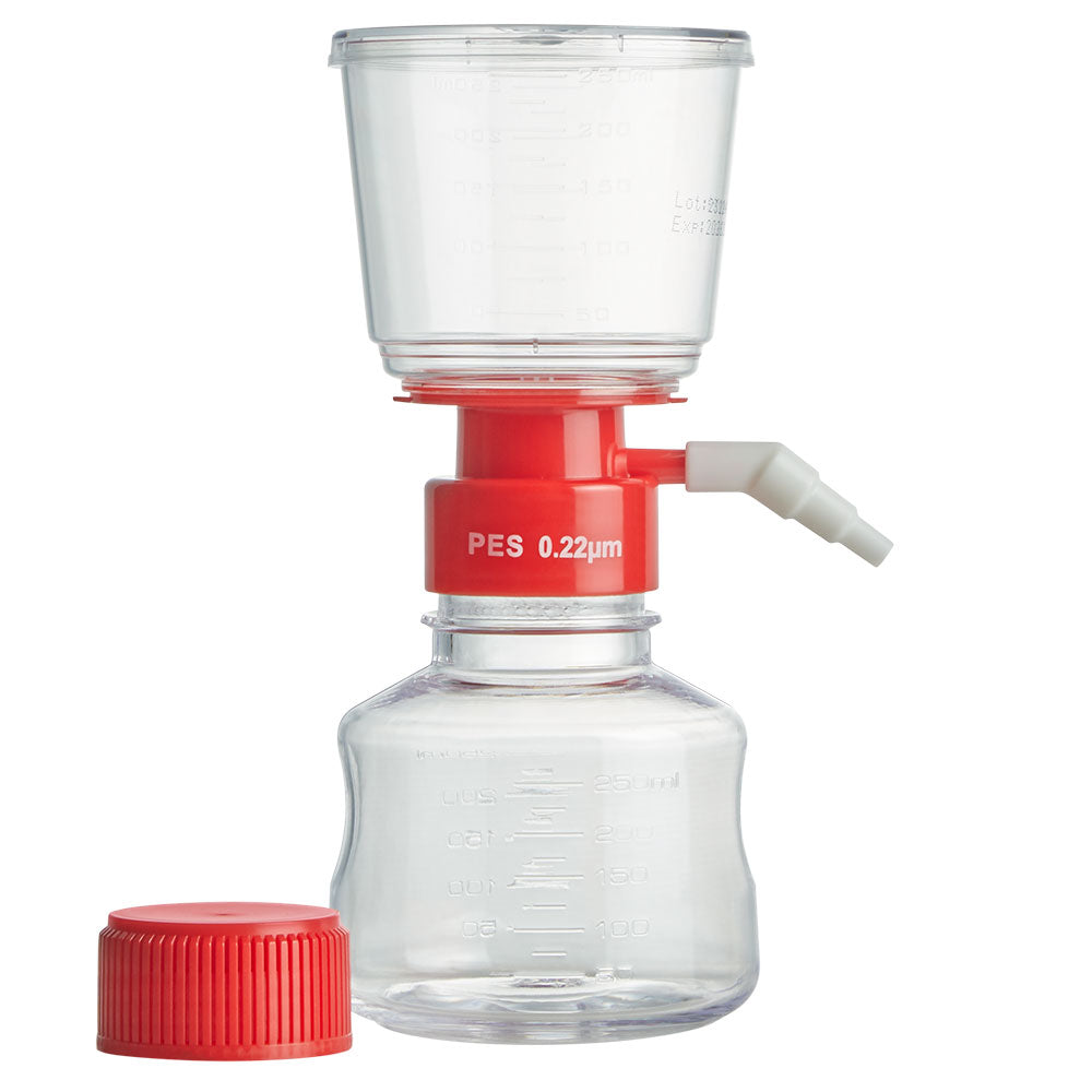Vacuum Filter System, 250mL, PES Membrane,  0.22μm  Porosity, STERILE, Individually Wrapped