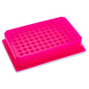 PCR Cold Work Rack, SBS / ISBER Footprint, 4°C, 96 well for PCR Plates and Strips, Purple to Pink