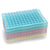 0.2mL 96-Well PCR Plate, Half Skirt (ABI-style), Flat top, Assorted Colors (Blue, Red, Green, Yellow and Violet)